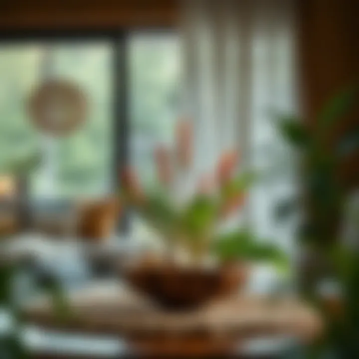 Kokina Centerpiece in Indoor Setting A serene indoor setting with kokina as the centerpiece.