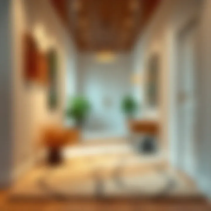 Plush Rugs for a Cozy Corridor Atmosphere Cozy corridor featuring a plush rug for comfort