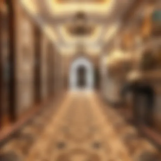 Intricate Patterns in Corridor Rugs Elegant corridor rug showcasing intricate patterns