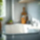 Bright and clean kitchen sink