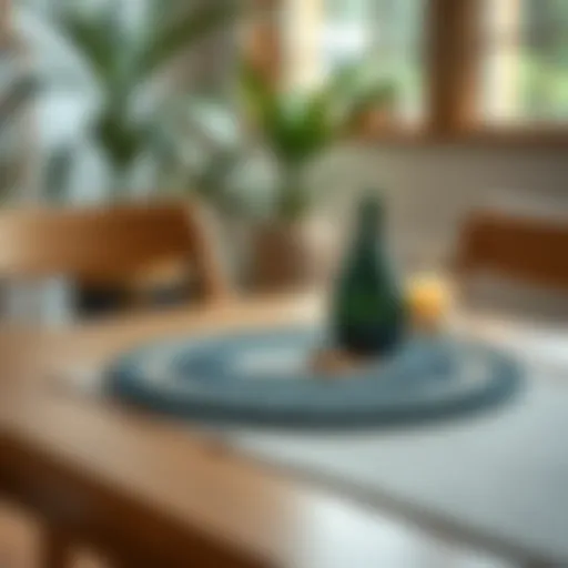 Creative macrame designs for table mats