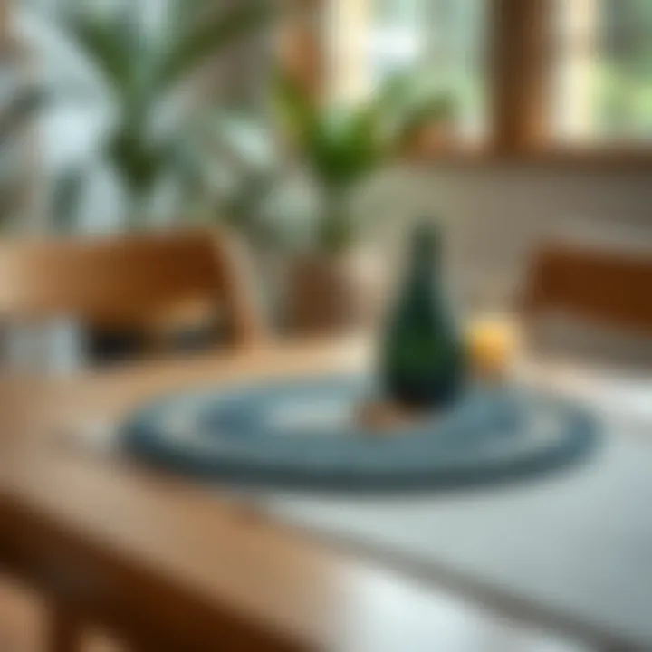 Creative macrame designs for table mats