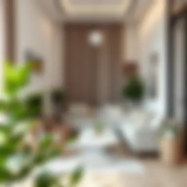 Minimalist decor in a compact living space