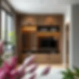 Elegant Modern Vestiyer Design Elegant modern vestiyer showcasing a unique design with integrated storage solutions.