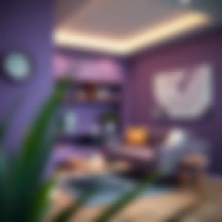 Color combinations featuring purple