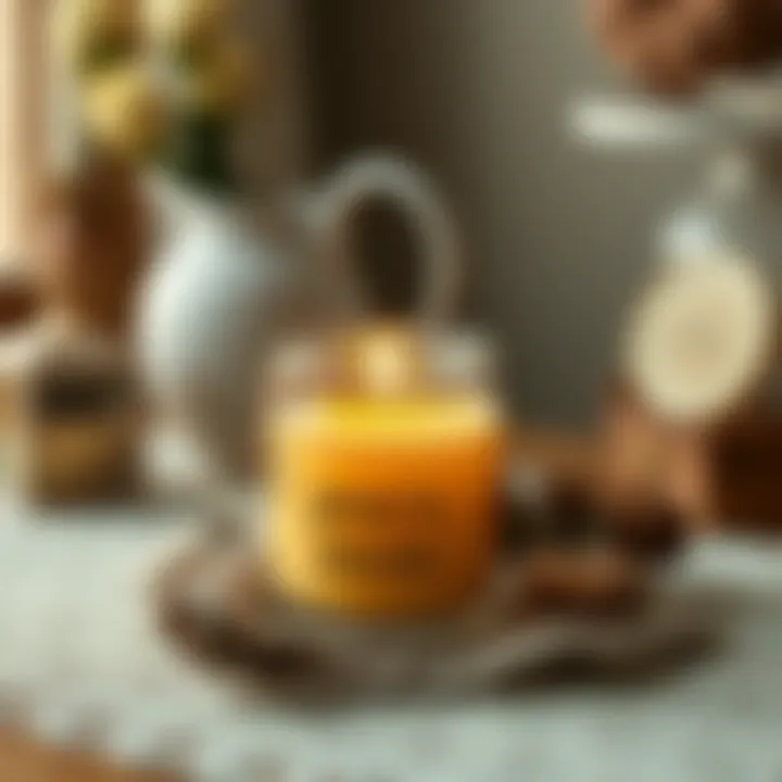 Cozy Homemade Candle for Mom A cozy homemade candle to brighten mom's day