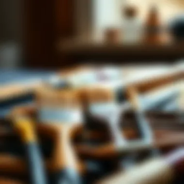 Essential Brushes for Oil Painting Techniques Brushes of various sizes and shapes for oil painting