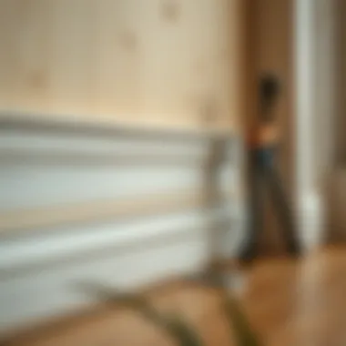 Detailed installation technique for baseboards