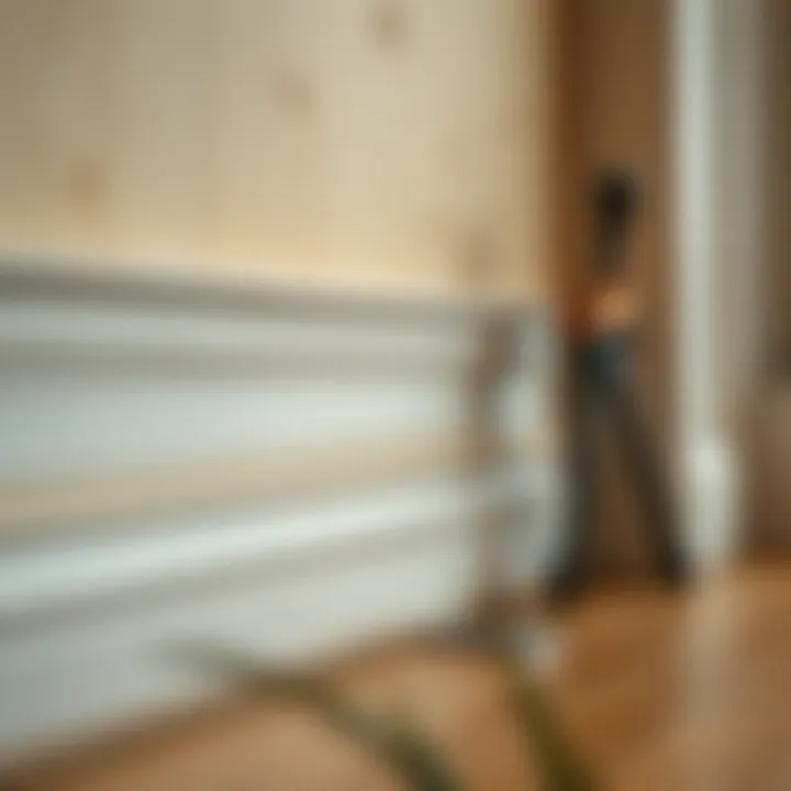 Detailed installation technique for baseboards