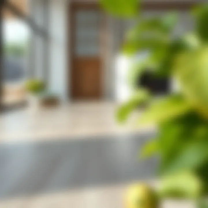 Vinyl flooring demonstrating versatility and style