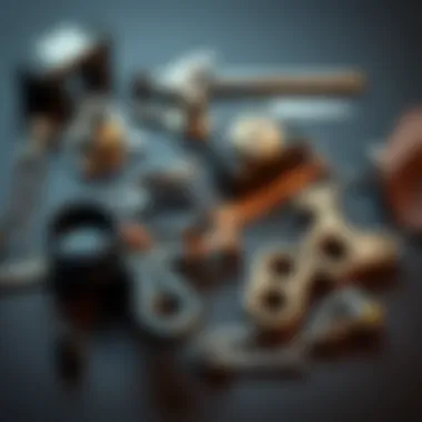 Layout of pilot costume components