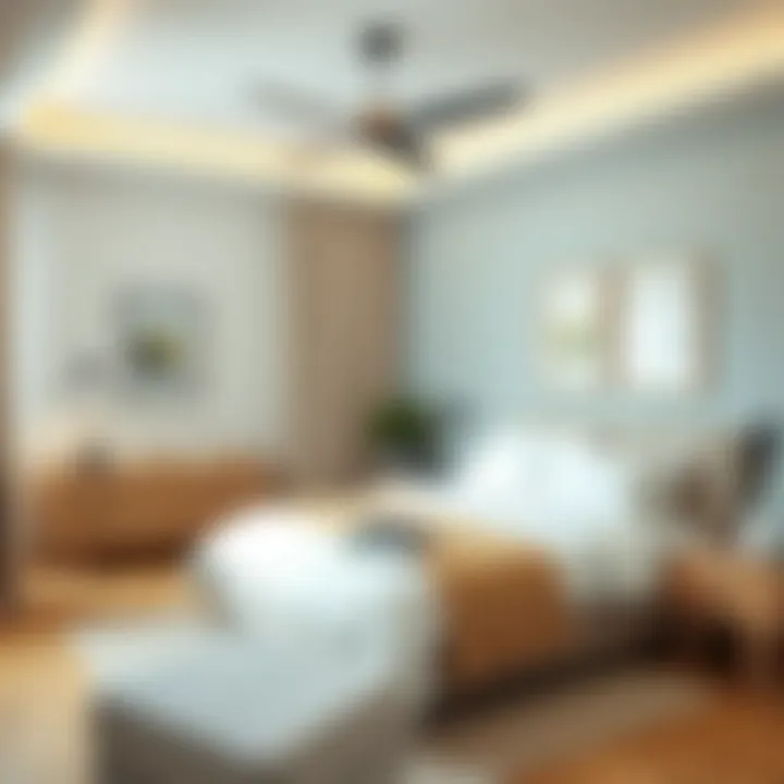 Serene bedroom with simple decor elements