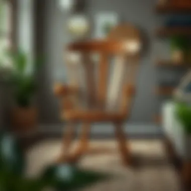 Detailed measurement guide for rocking chairs