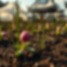 Seed planting in spring