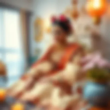 Organizing Your Trousseau with Elegance Elegant and organized bridal trousseau setup