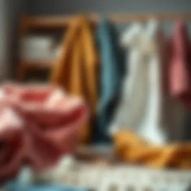 Cleaning Techniques for Different Fabrics Various types of fabric, highlighting different cleaning techniques