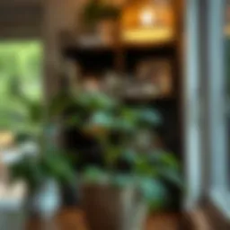 Yuka plant in a decorative pot