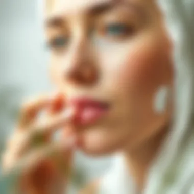 Hydrating Your Skin for Optimal Health Close-up of a person applying moisturizer on their face